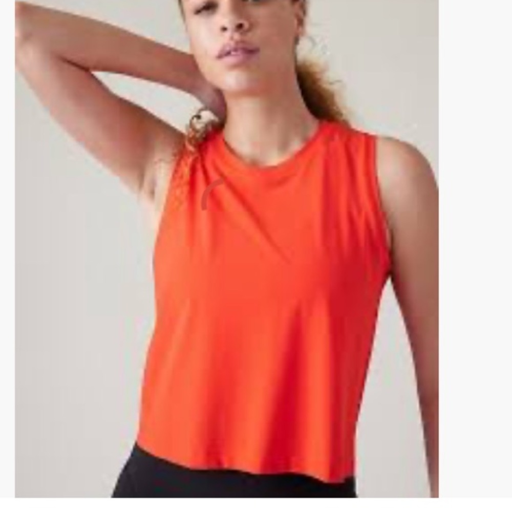 🔥 10 for $100 🔥 NWT Athleta ultimate muscle tank orange size 2X athletic